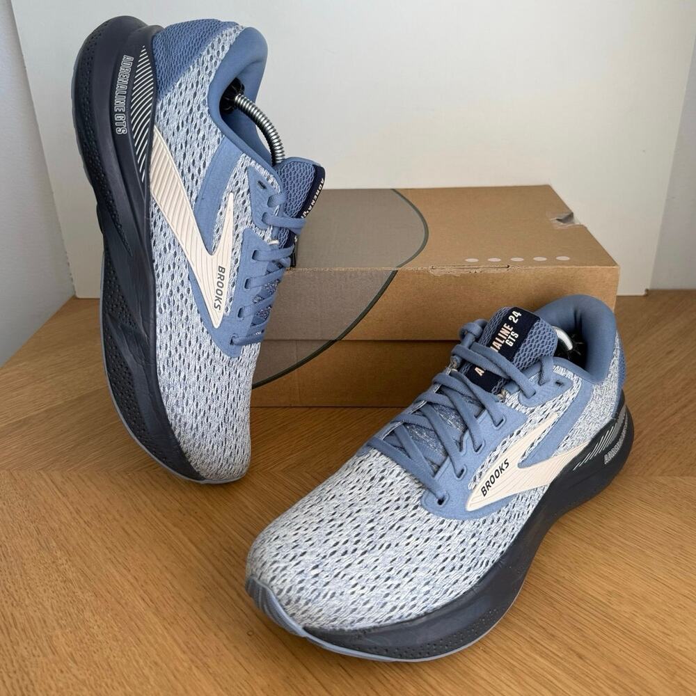 Brooks Adrenaline GTS 24 Blue Wash/ Ebony Women Running Sneakers- SZ 9